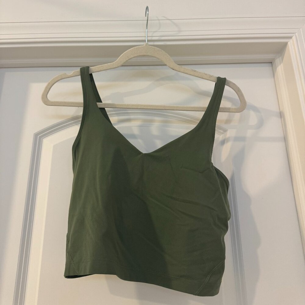 lululemon Align™ Tank Top | Green Twill | Size 10